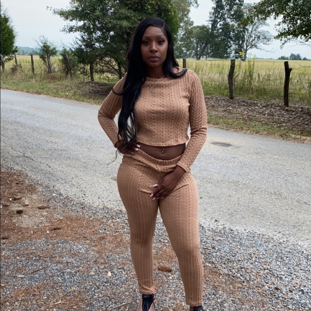 Knit sweater sets
